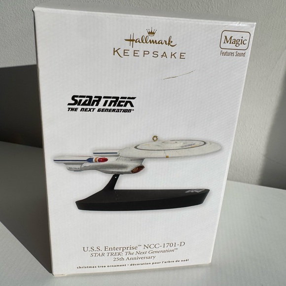 Hallmark Keepsake Ornament 2012 Star Trek The Next Generation 25th Anniversary - Picture 3 of 11